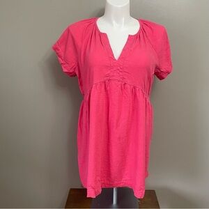 Universal Thread womens size XL linen blend dress with pockets pink